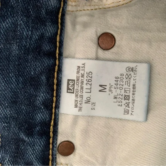 Vintage Lee Denim Maxi Skirt Japan - Picture 5 of 6